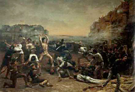 The Fall of the Alamo or Crockett's Last Stand